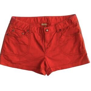 Athleta Tear Away‎ B4 U Play Orange Shorts Size 4